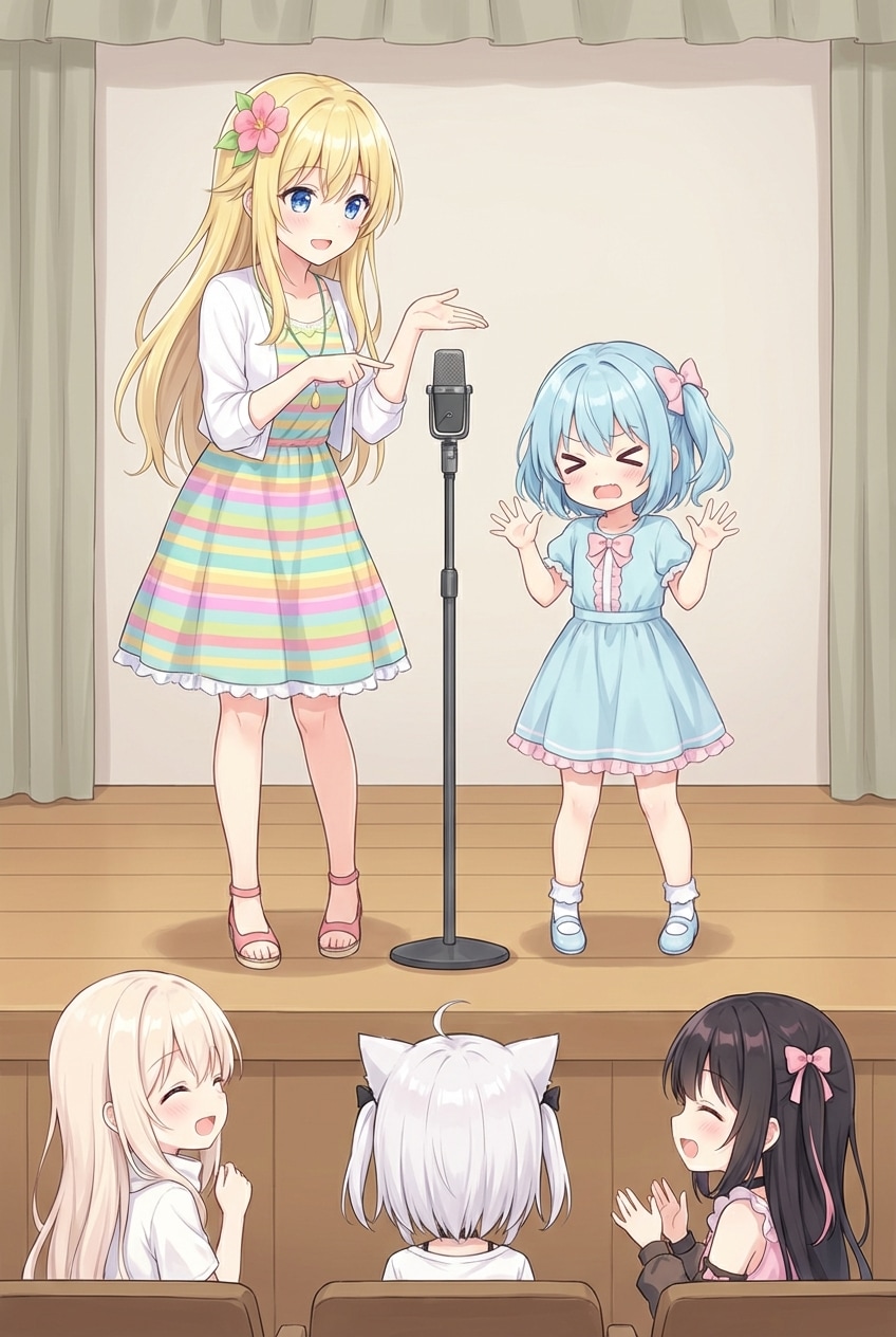 マリエお姉と漫才😆 | の人気AIイラスト・グラビア