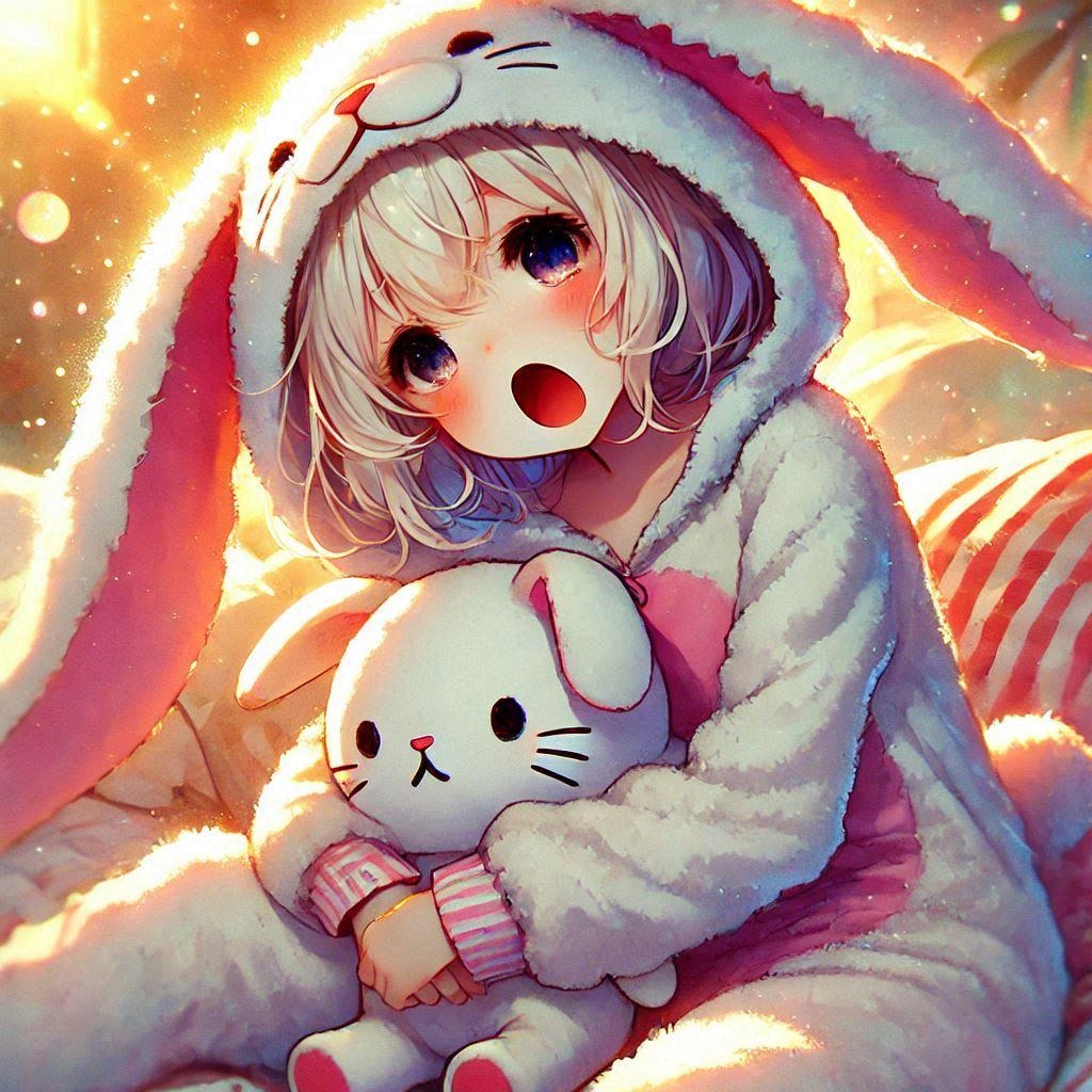 フワフワうさぎちゃんパジャマ🐇