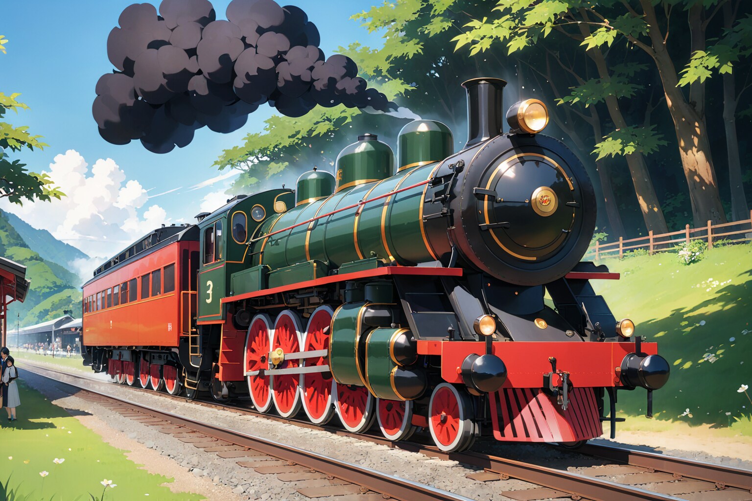 蒸気機関車 生成の試み | の人気AIイラスト・グラビア