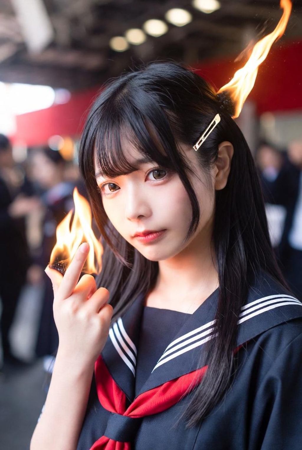 あんたも燃えてみる？