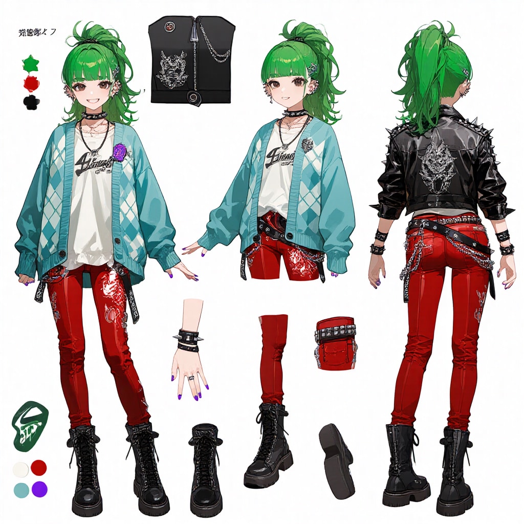 3人の設定資料集