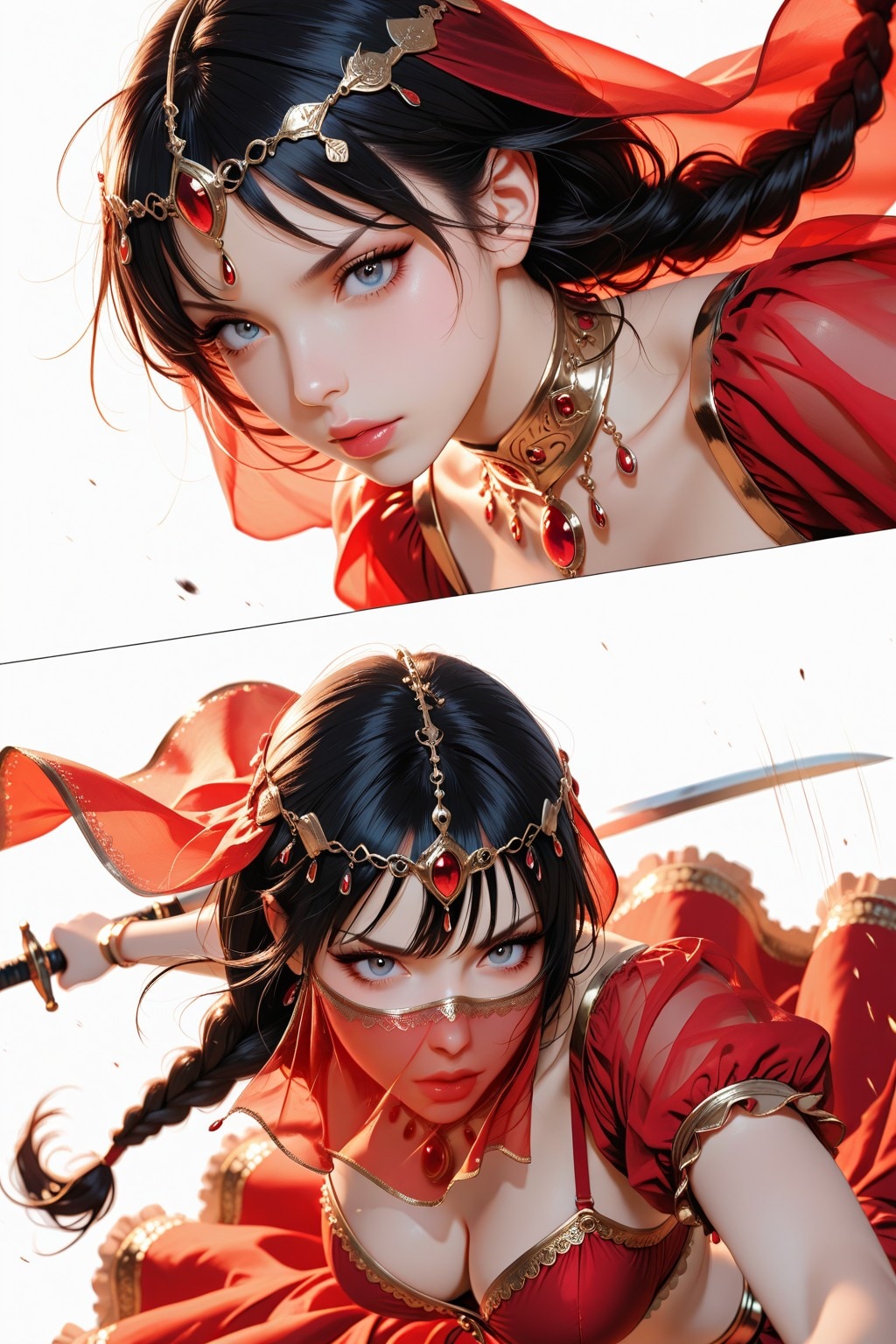 Beauty Arabian Girl（アラビアン・ガール。【プロフィール・自己紹介／剣・アクション篇】）