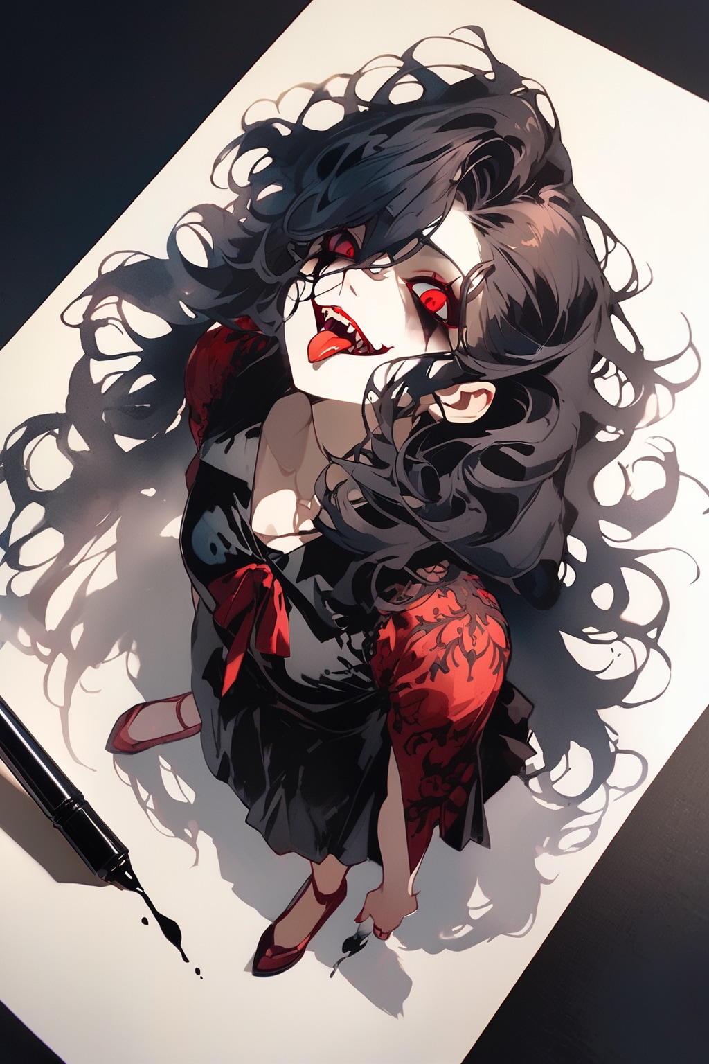 【No.002】出てきた彼女はヴァンパイア | の人気AIイラスト・グラビア