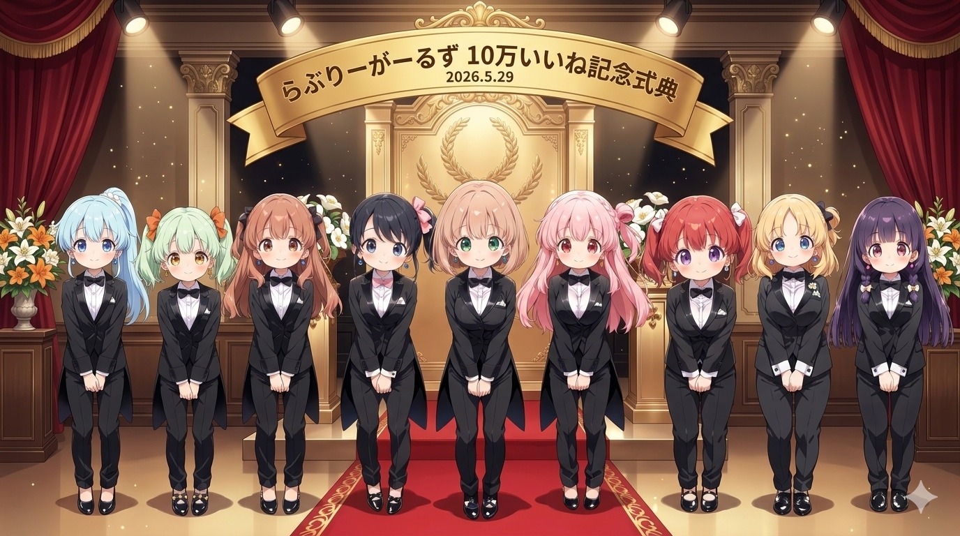 10万いいね記念式典 | の人気AIイラスト・グラビア
