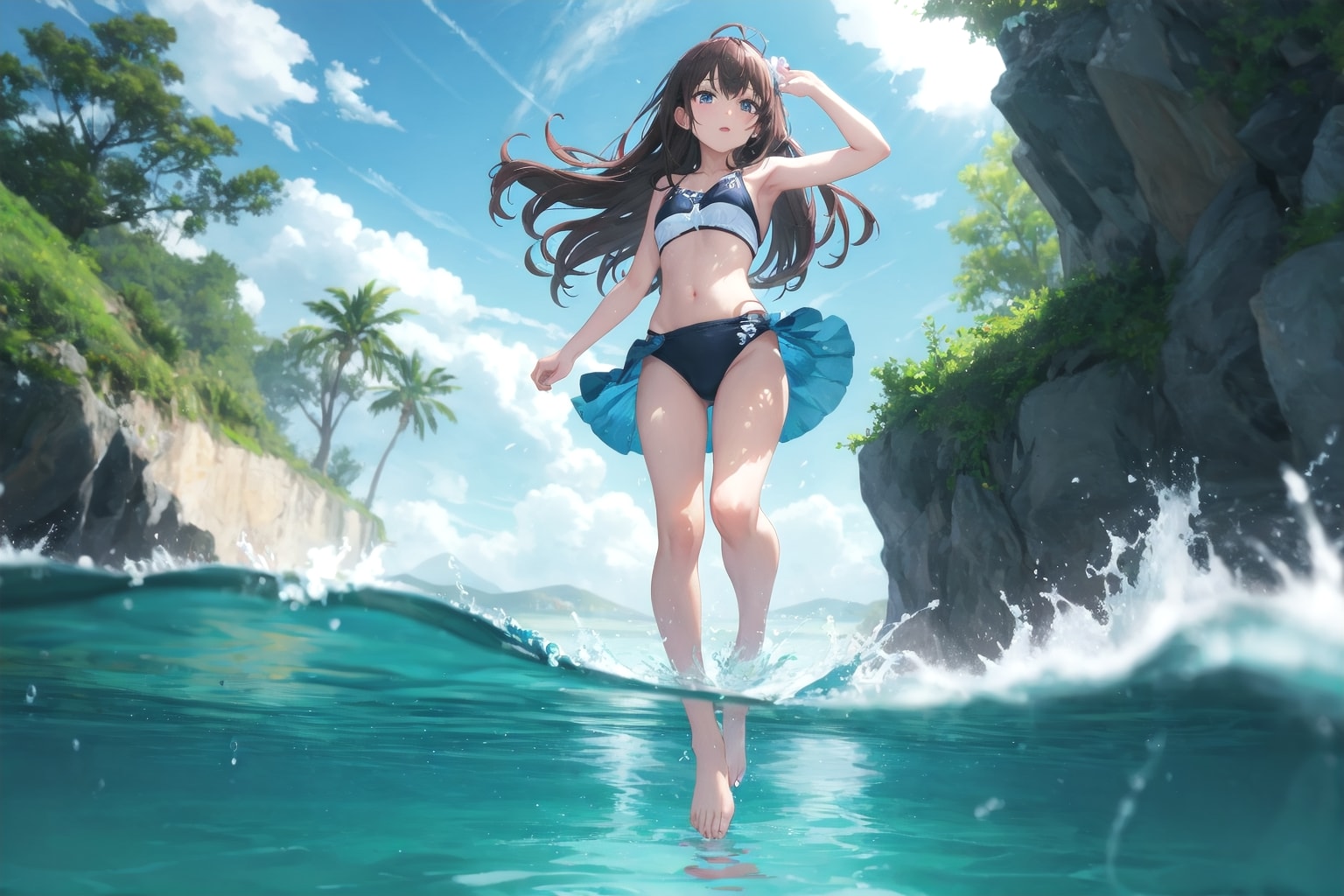 魔女の水浴