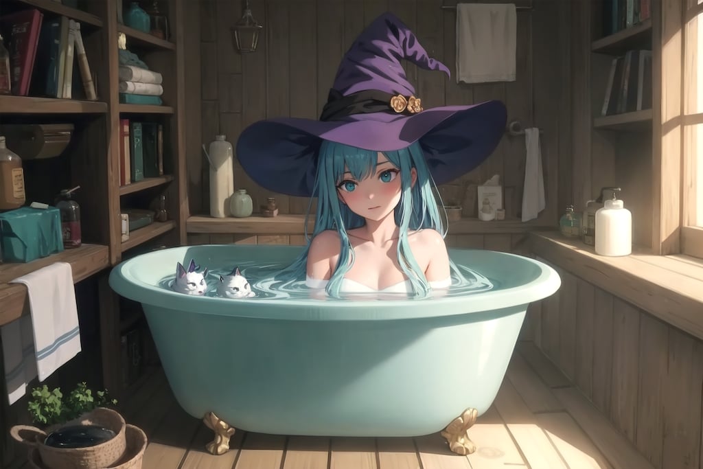 魔女の水浴