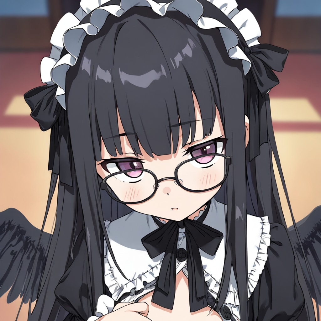 眼鏡ちゃん　翼のゴスロリ①