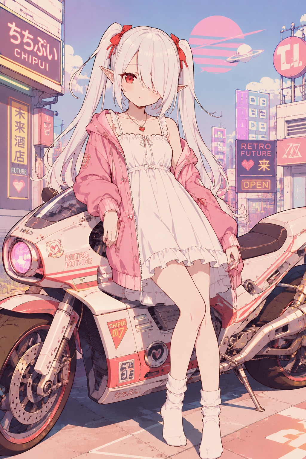 ほいさんのプロンプトのシロネさん