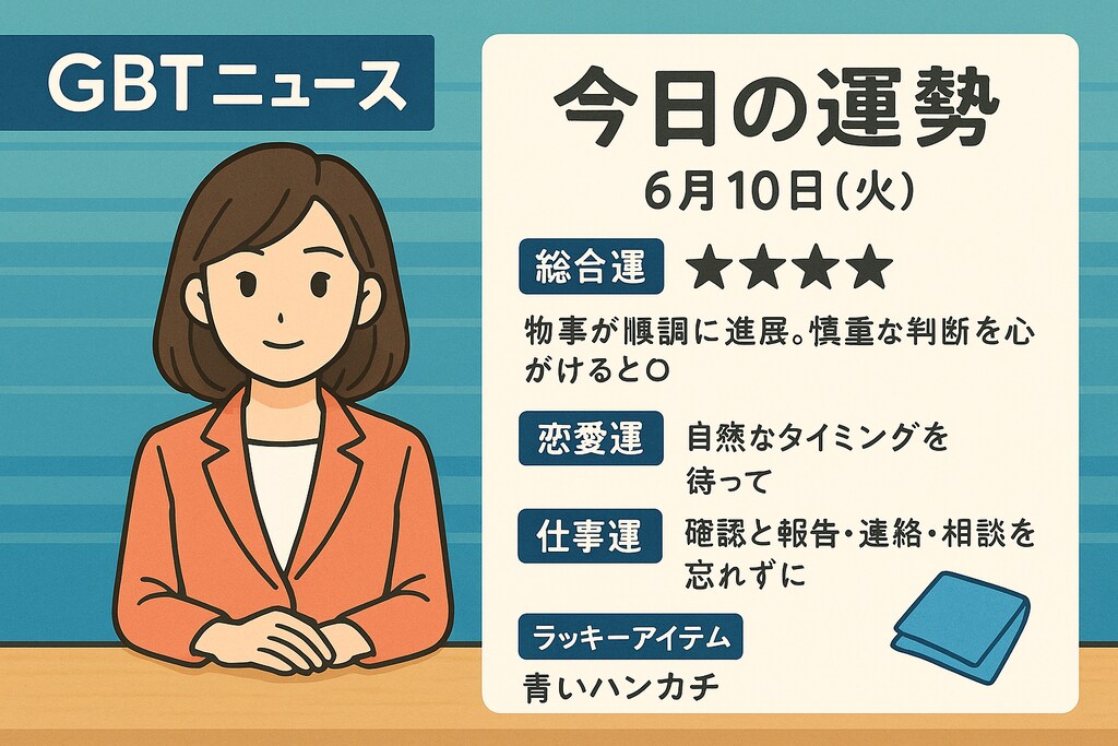 今日の運勢 2025/6/10