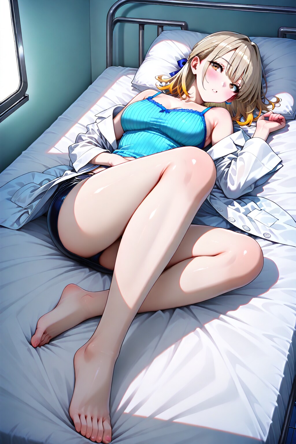 (786HQ)銀髪ちゃん茶髪ちゃん女医