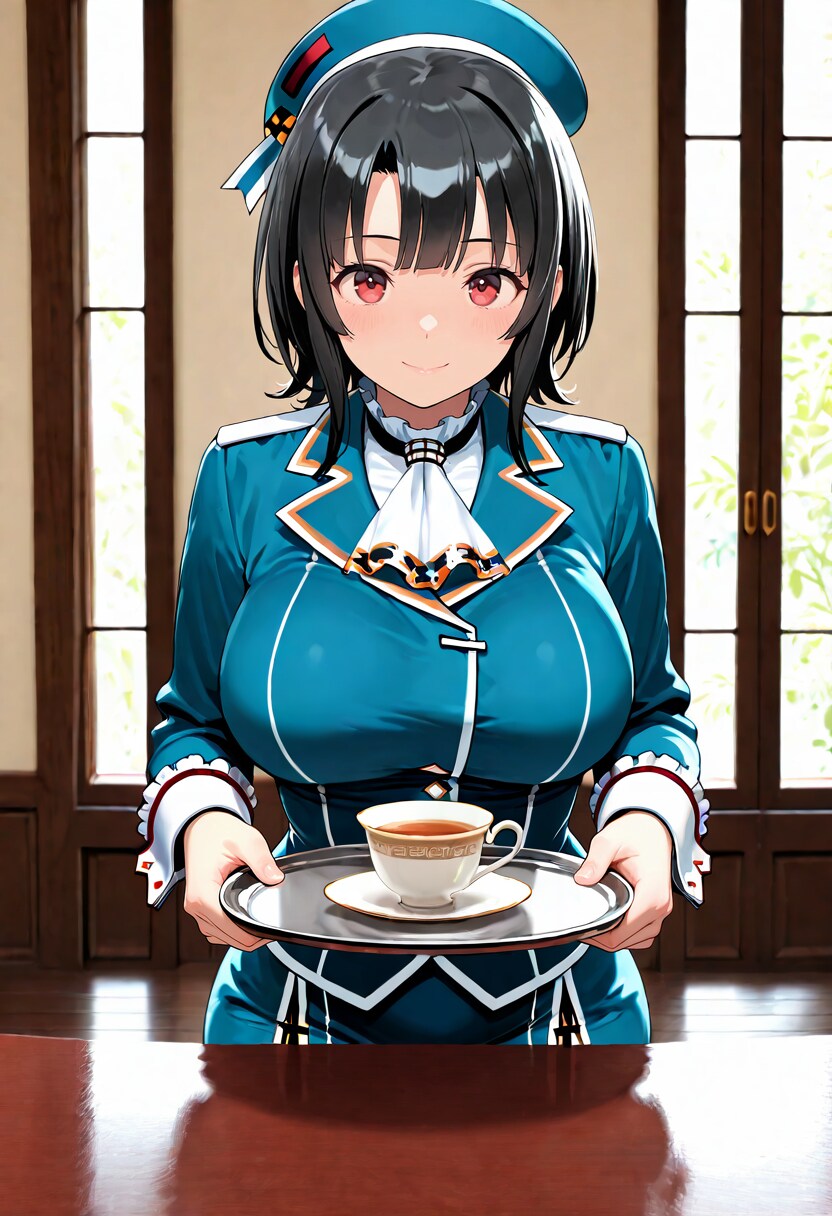 提督、お茶をお持ちしました