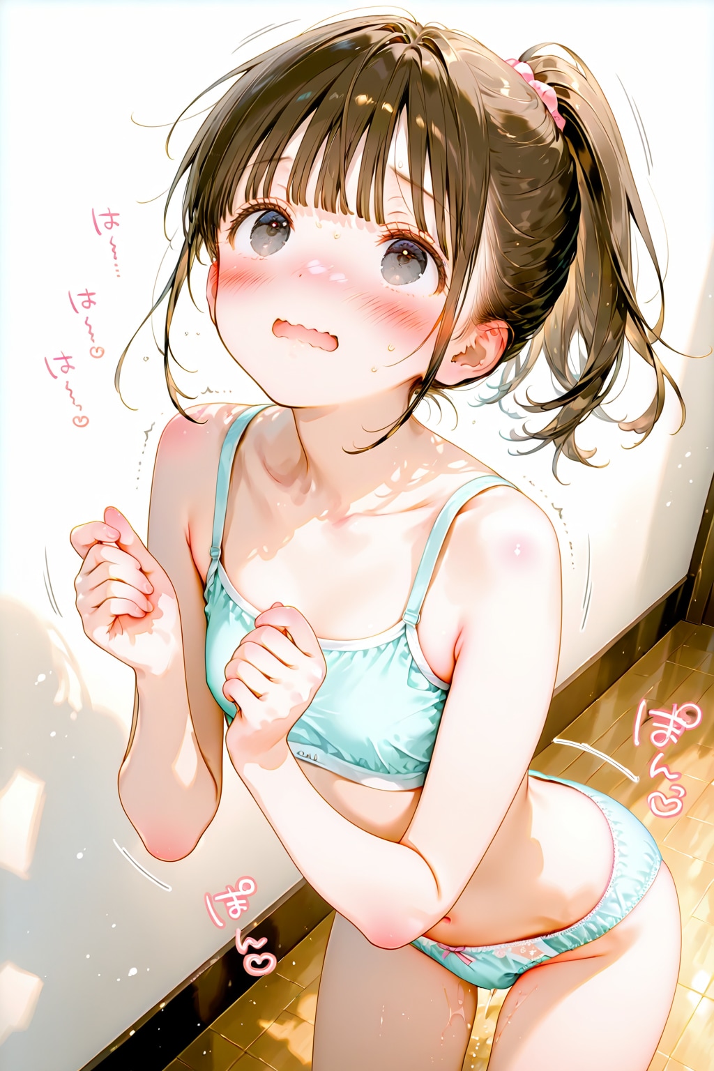ご覧ください有名AV女優の彼女でも、この接触冷感パンティーの冷たさに震えております！！！ｗ