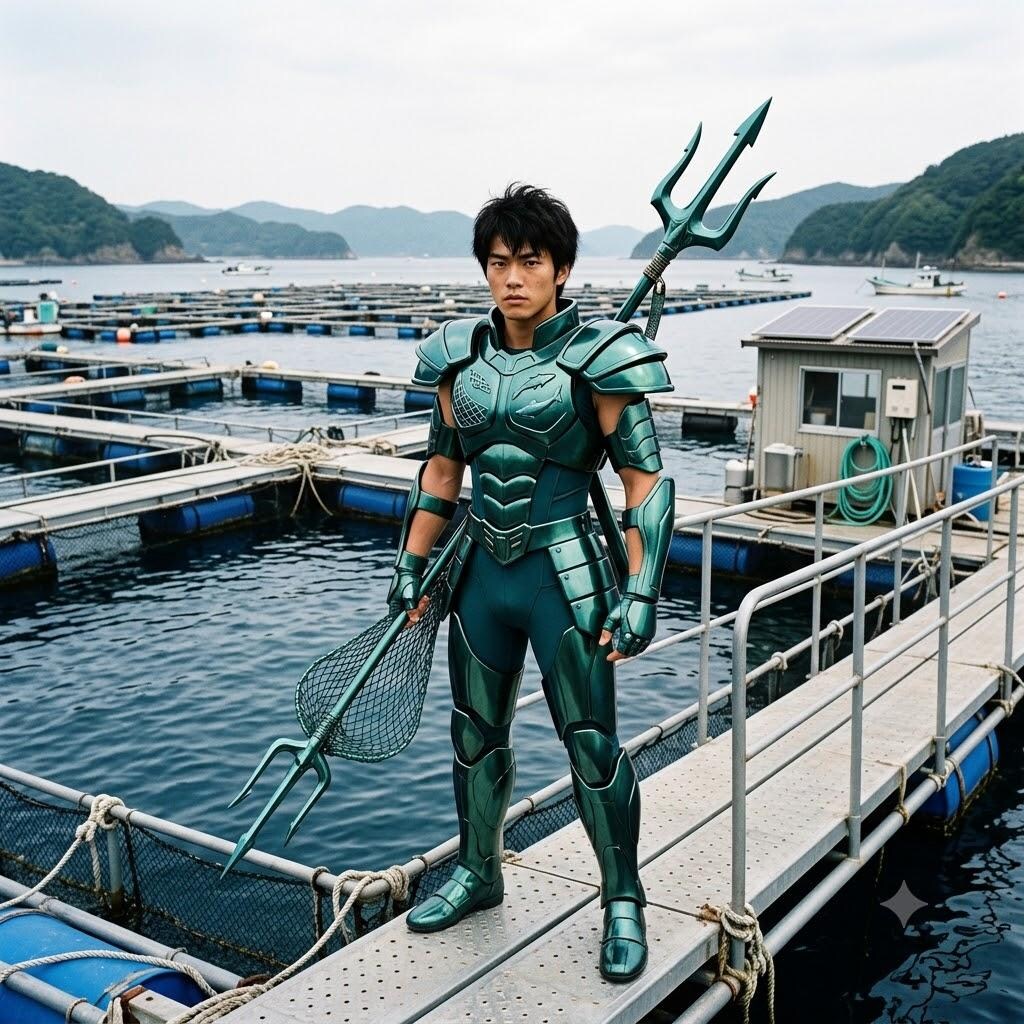 養殖場星座の聖衣と聖闘士