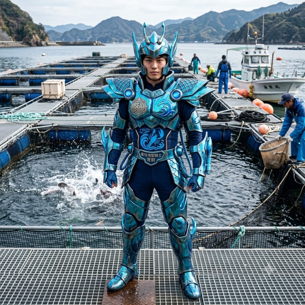 養殖場星座の聖衣と聖闘士