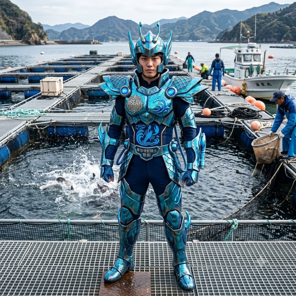 養殖場星座の聖衣と聖闘士