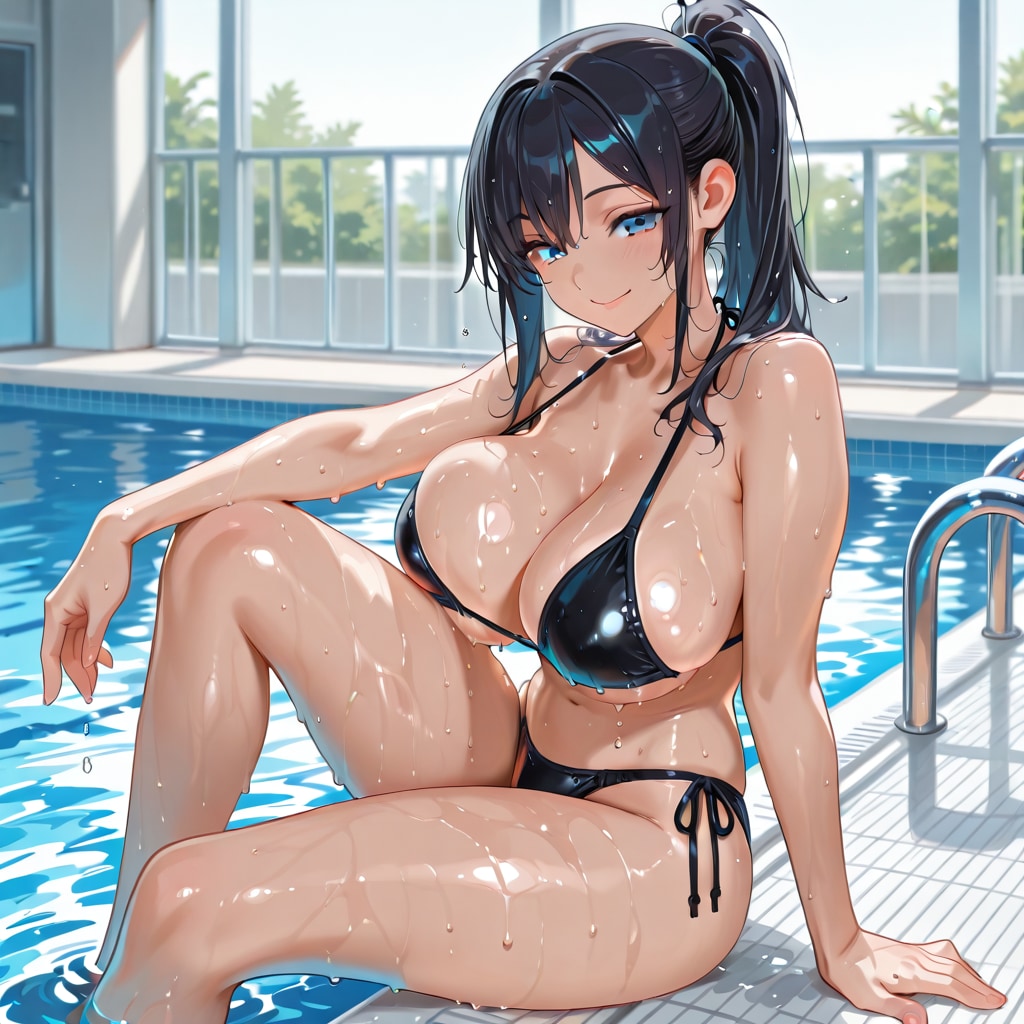プールサイド