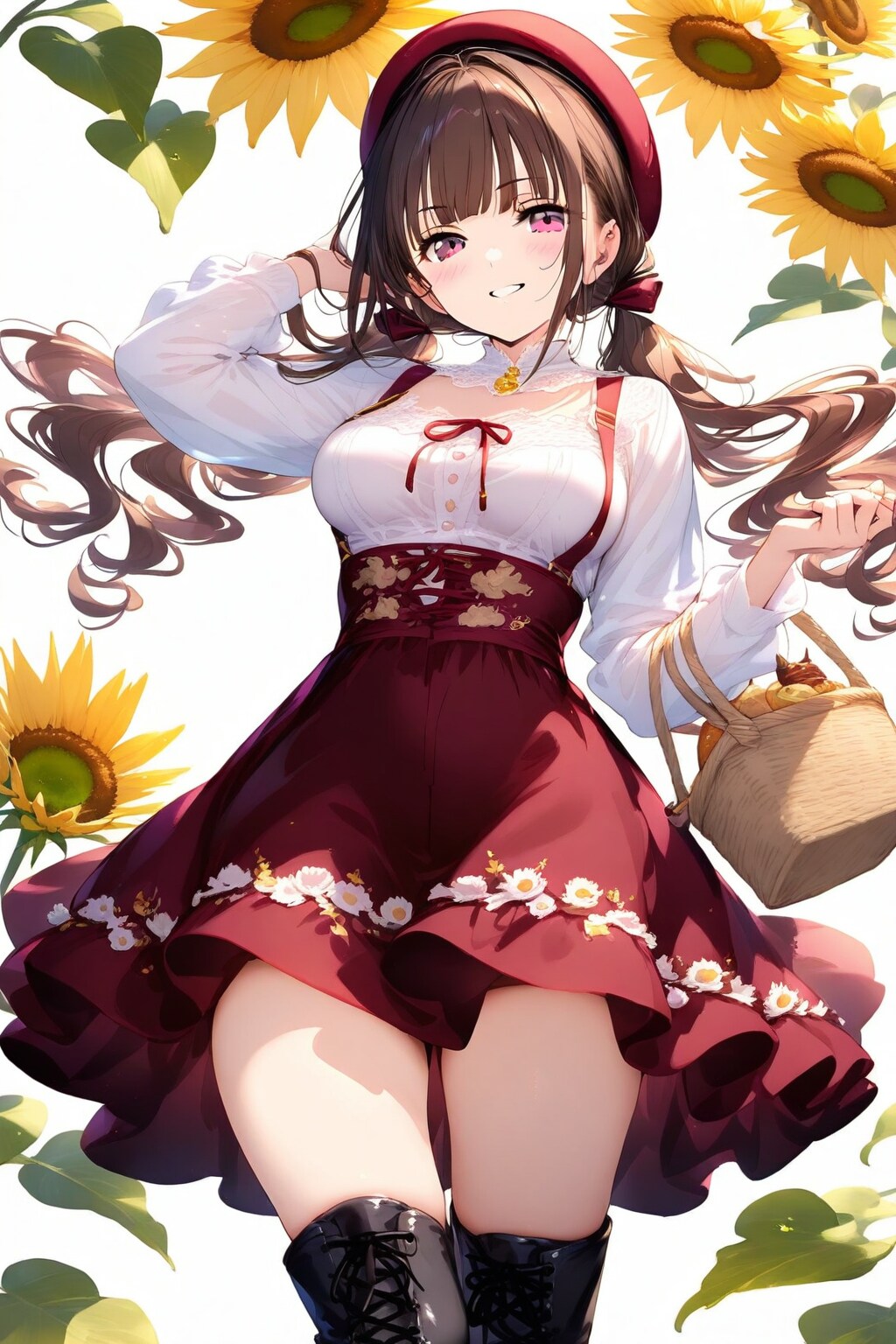 露店の看板娘風