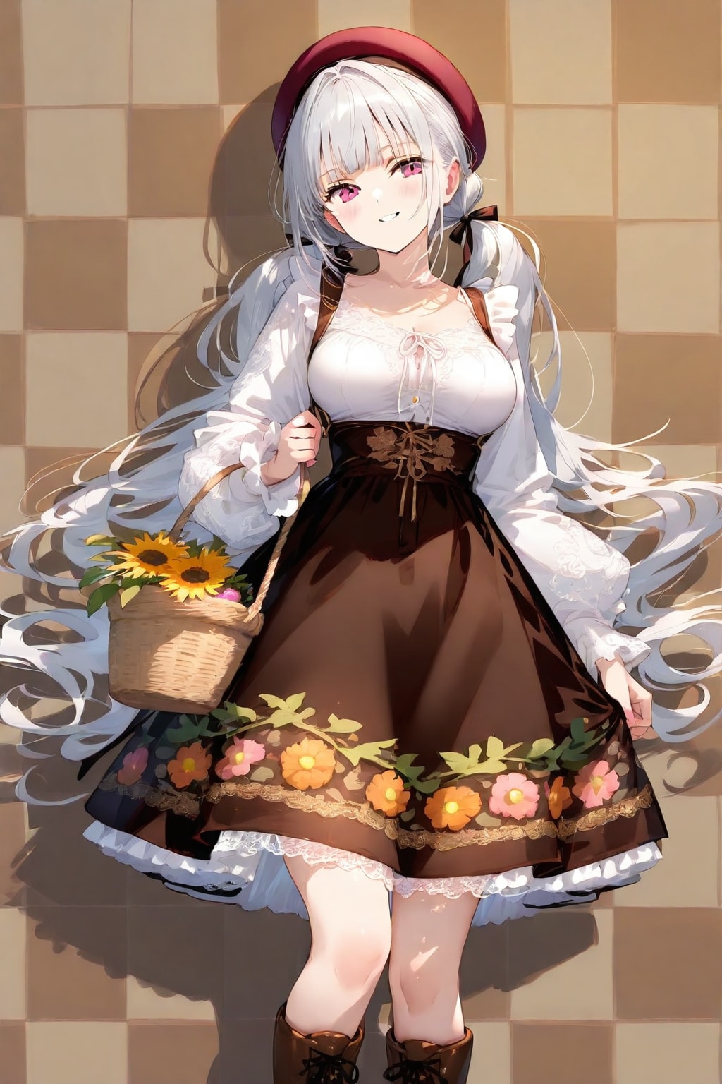 露店の看板娘風