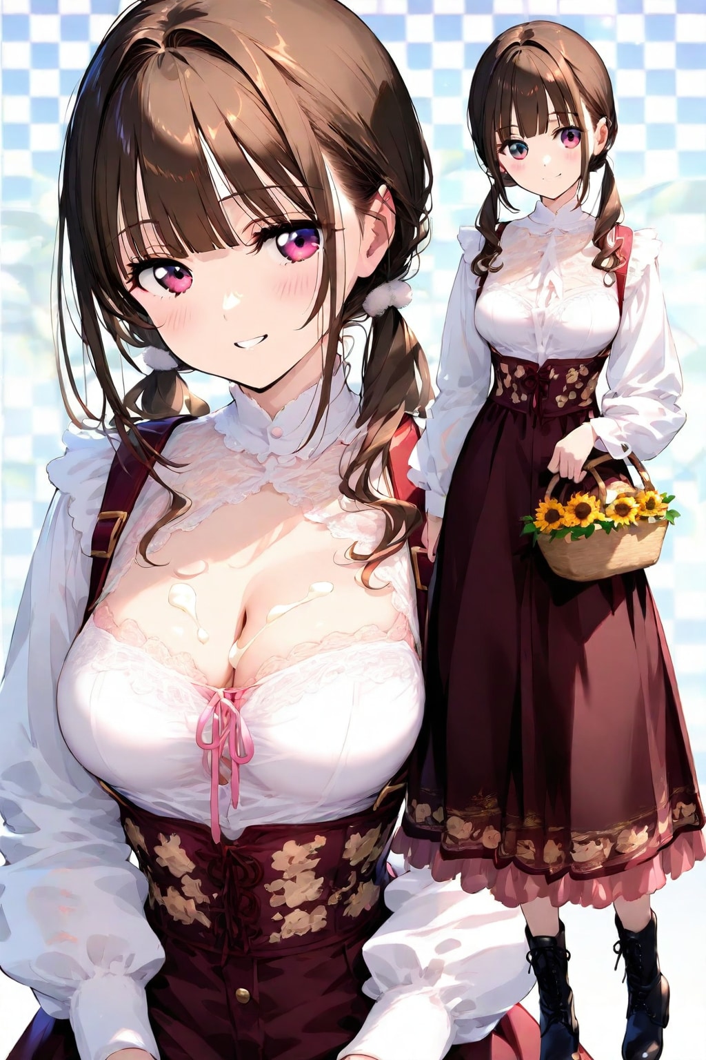 露店の看板娘風