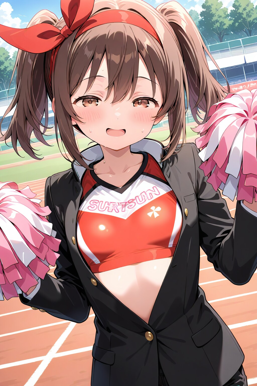 今日は学ランで応援します