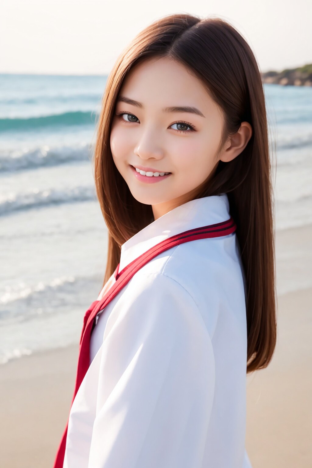 海辺の君１２７ | の人気AIイラスト・グラビア