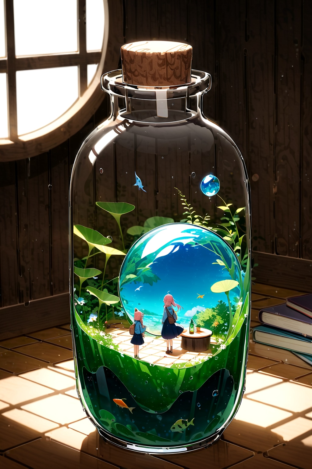 ガラス瓶 | の人気AIイラスト・グラビア