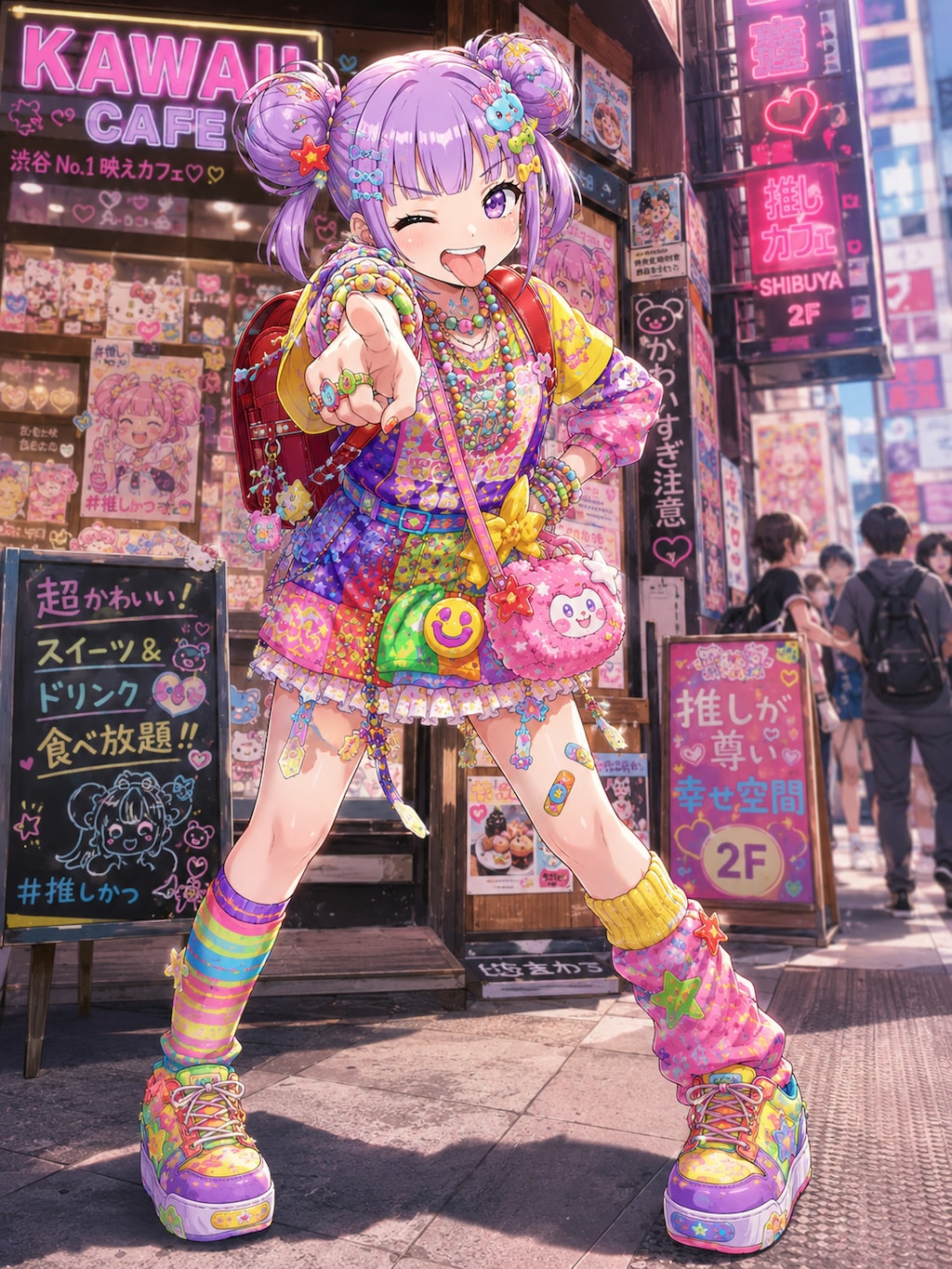 シノラー風の紫髪ちゃん