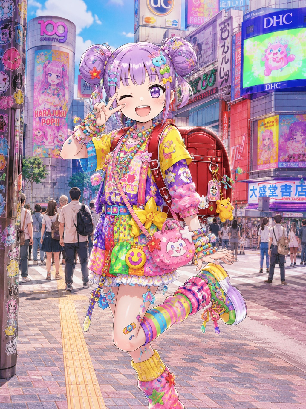 シノラー風の紫髪ちゃん