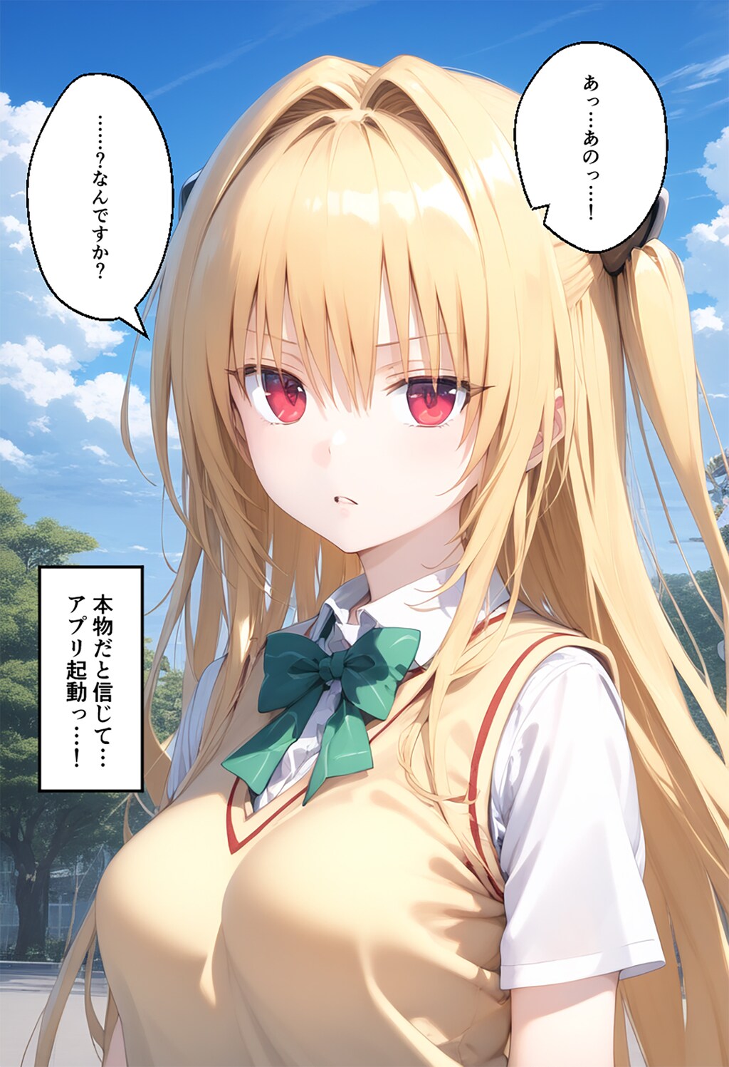 本物だと信じて・・・アプリ起動っ・・・！