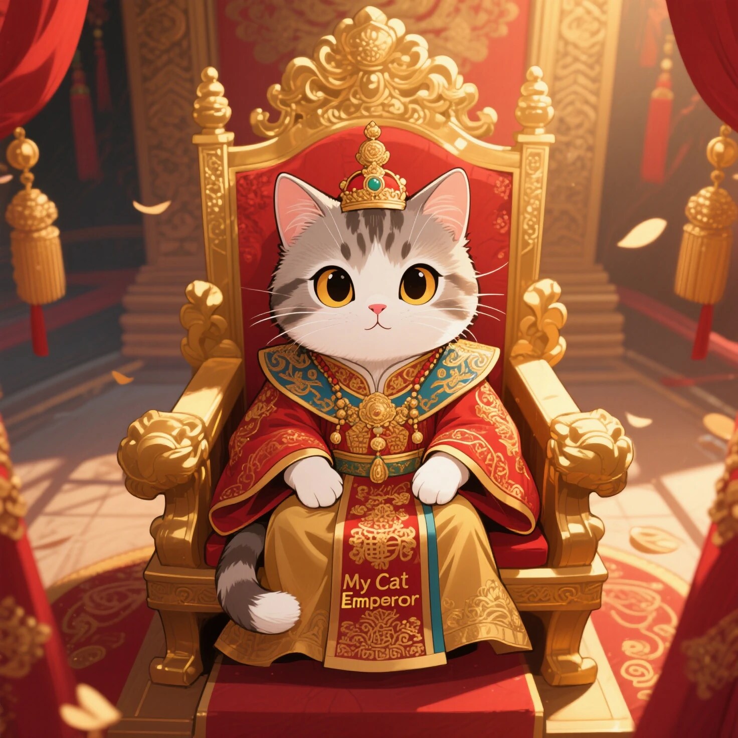 我が家の猫皇帝様