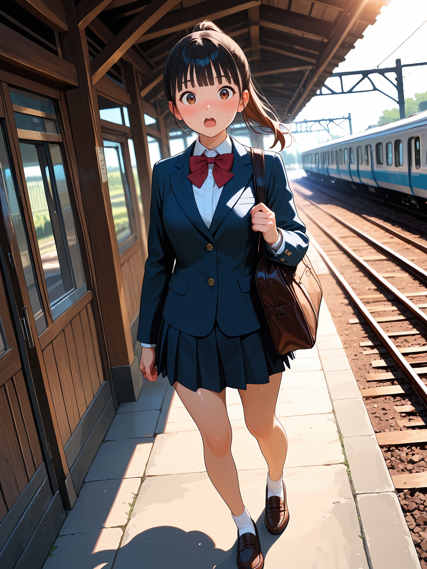【電車で出会ったJKを…】偶然から…魔が差す瞬間へ【軽量版】