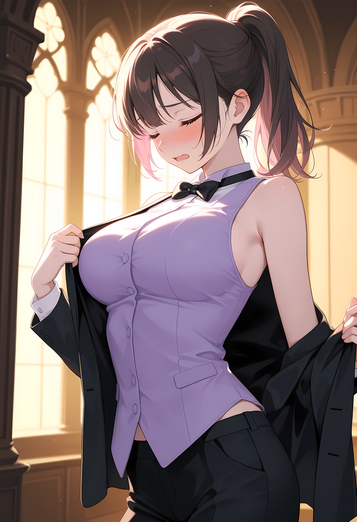 ぁ、ボタンきっつい💦
