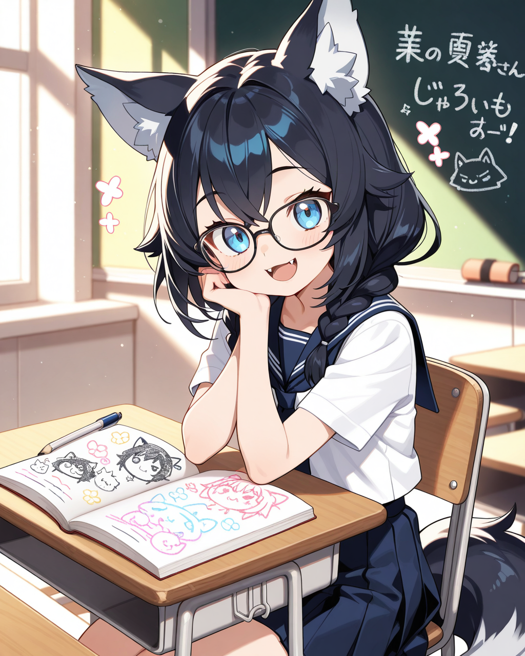 メガネのナルヨちゃん