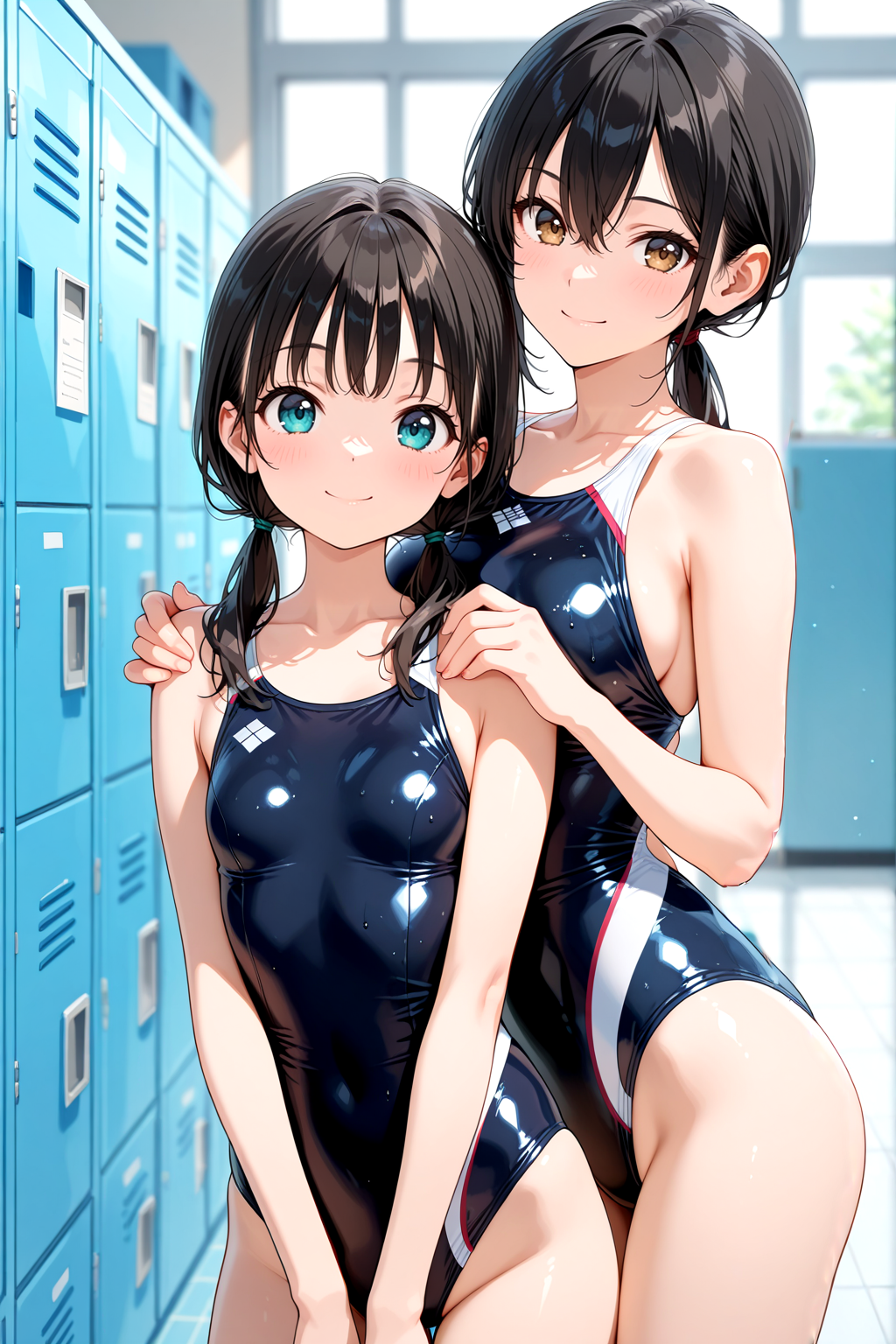 後輩とツーショット