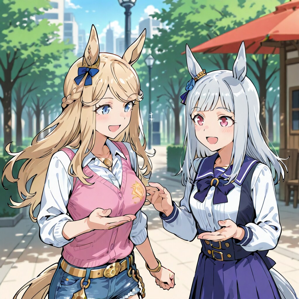 ウマ娘　ゴールドシチーとうちの子