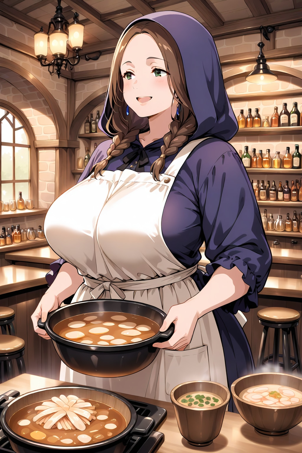 ファンタジー世界の大衆酒場