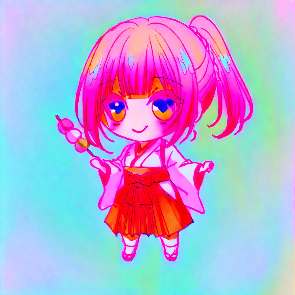 ネオンでお団子