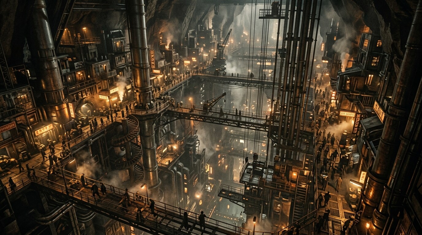 Underground City | の人気AIイラスト・グラビア