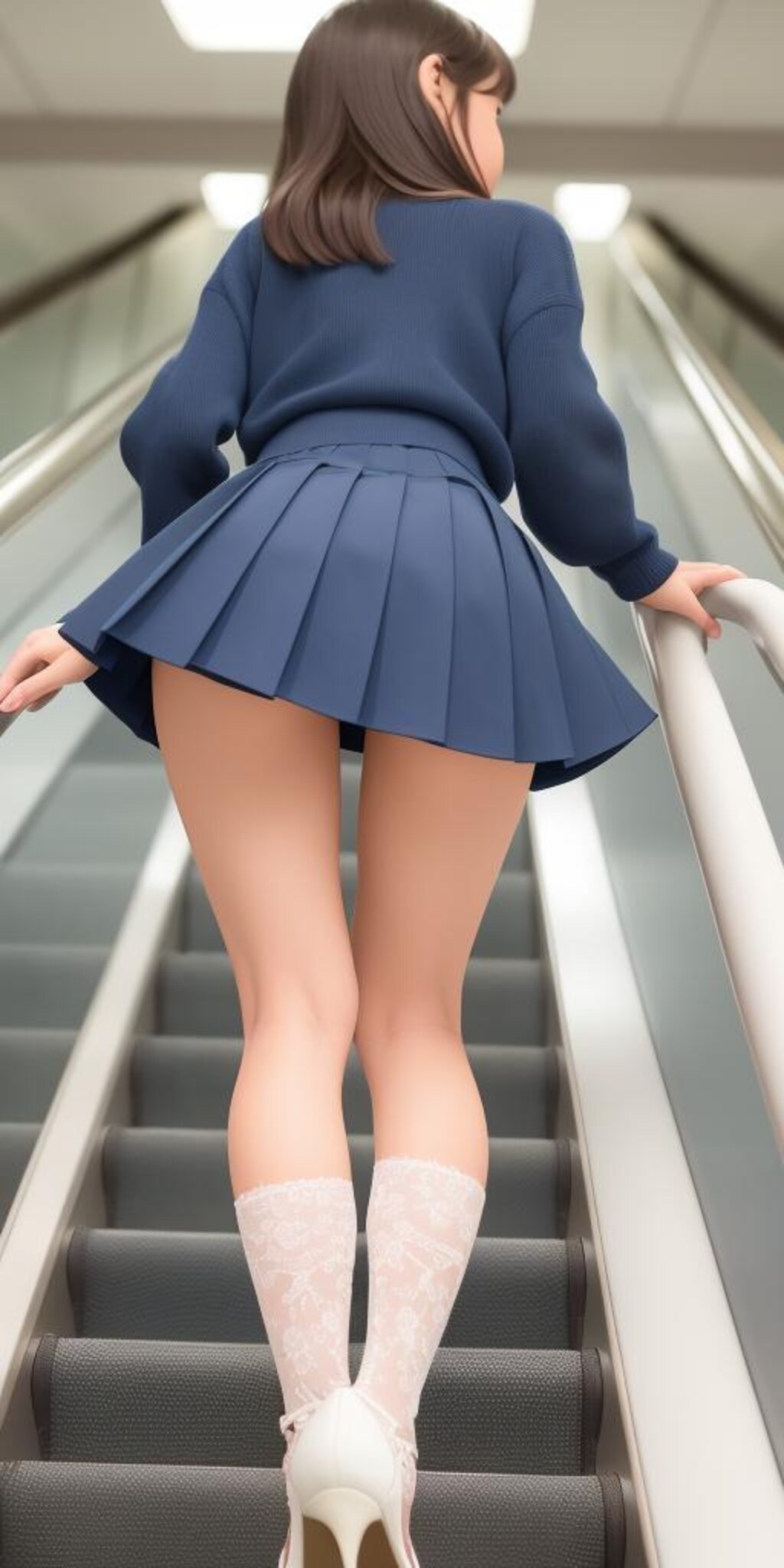 スカートの中を下から10