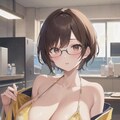 短髪巨乳ビキニさん 3枚目