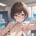 短髪巨乳ビキニさん 2枚目