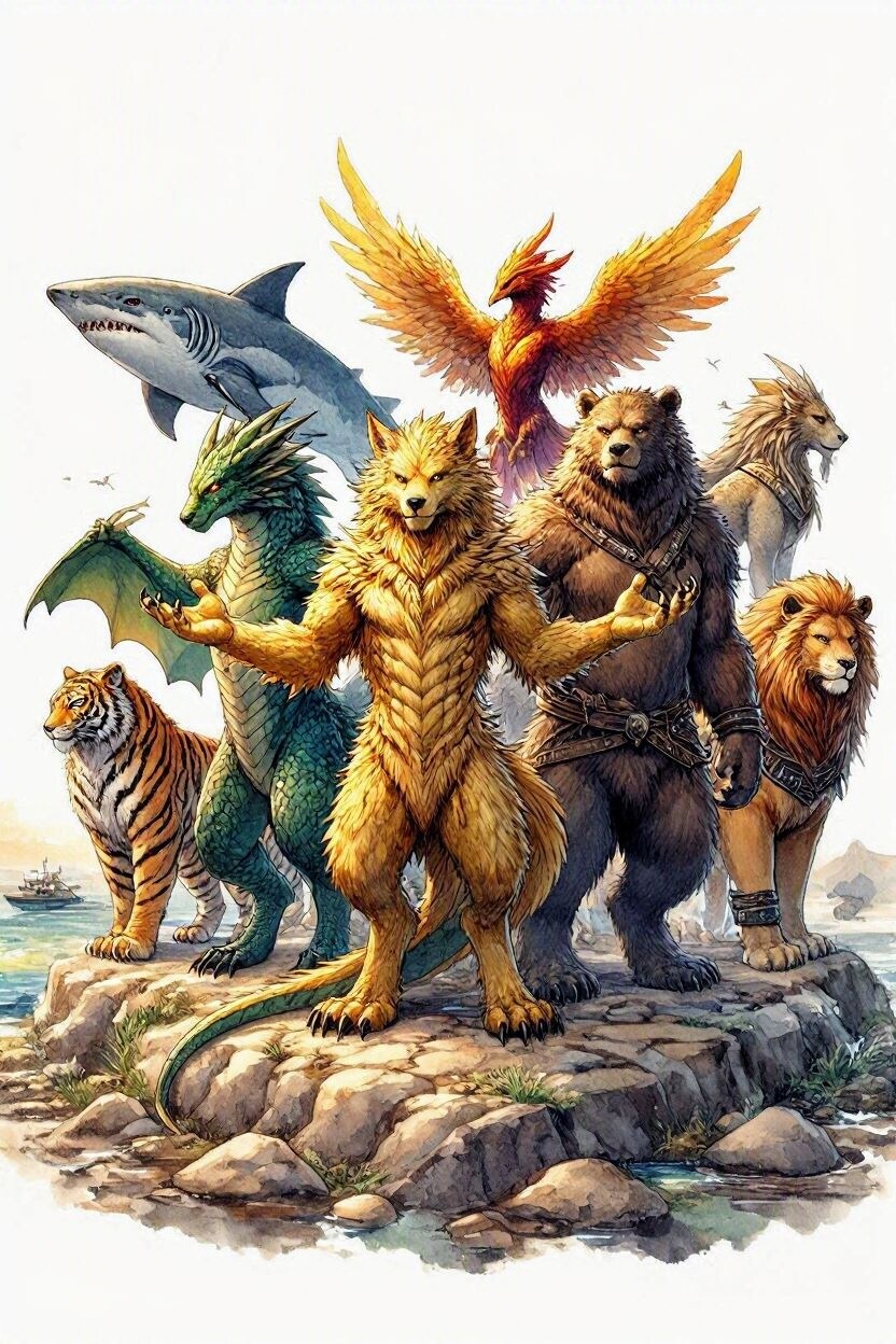 獣天国 | の人気AIイラスト・グラビア