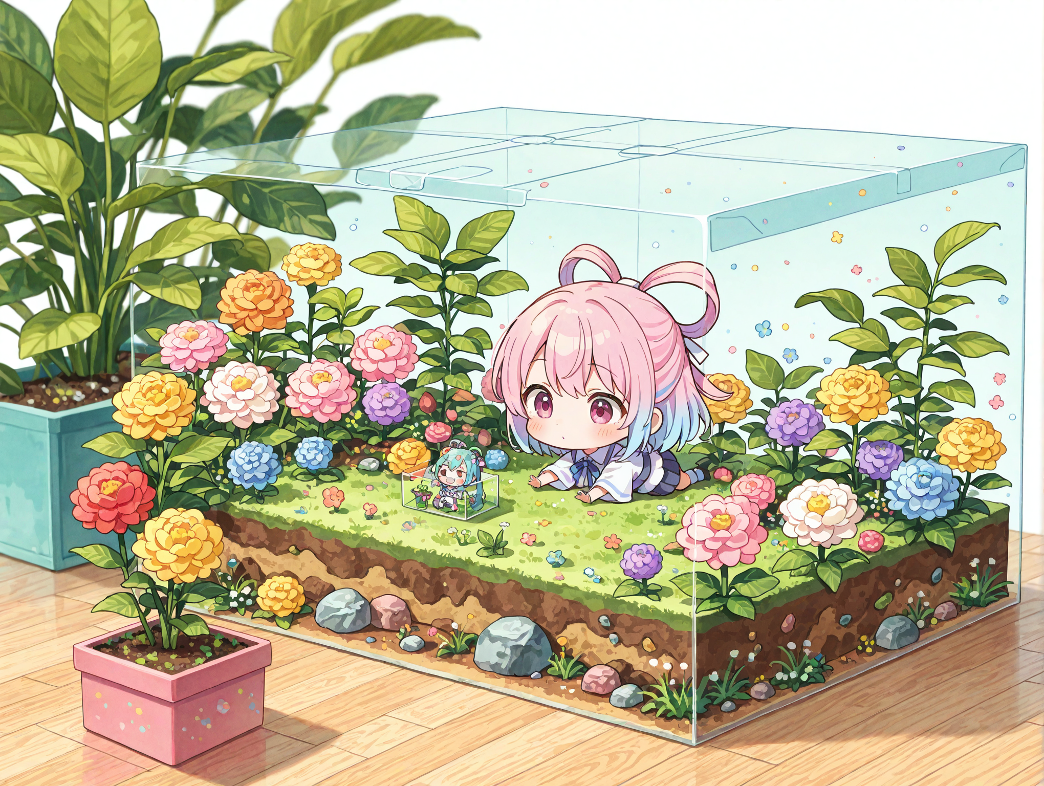 箱庭の中に箱庭がある