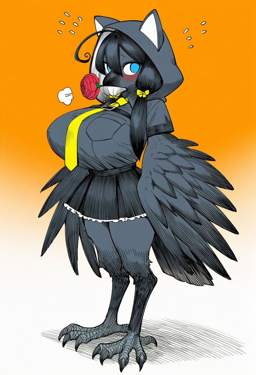 小さなカラスの娘