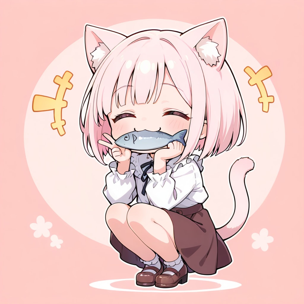 しゃがみピース✌️