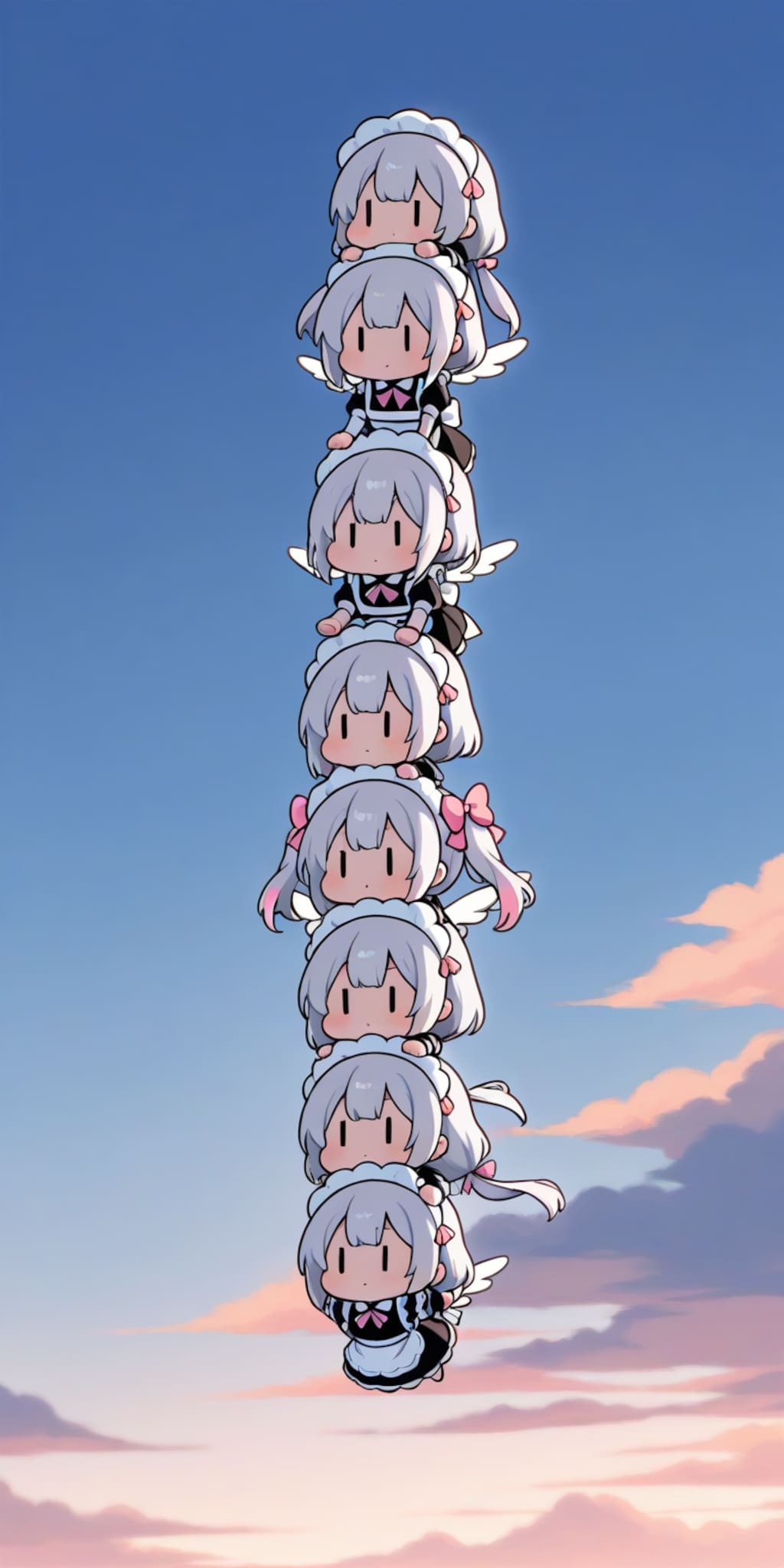 フライングトーテムチビメイドさん