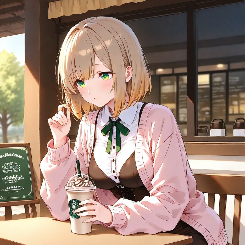 カフェ待ち