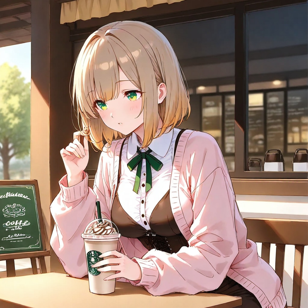 カフェ待ち