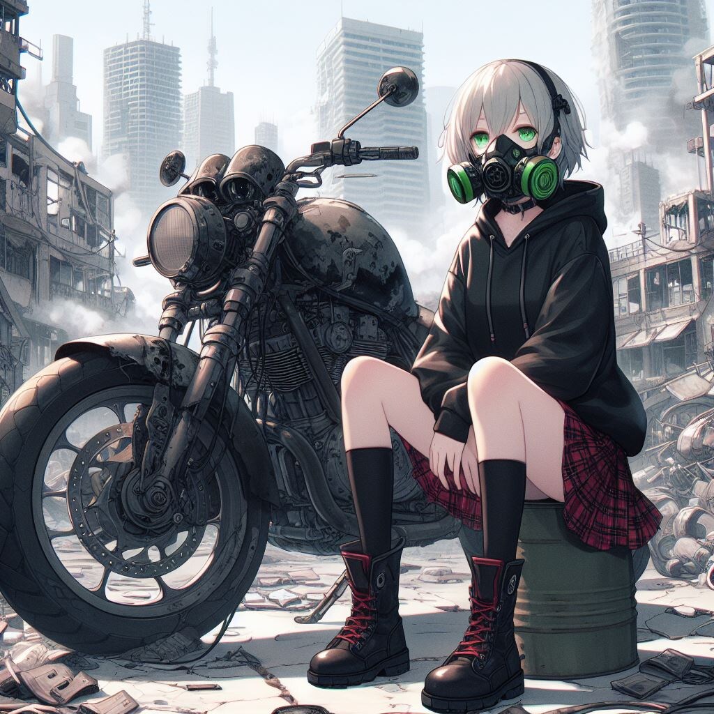退廃世界とガスマスクの少女
