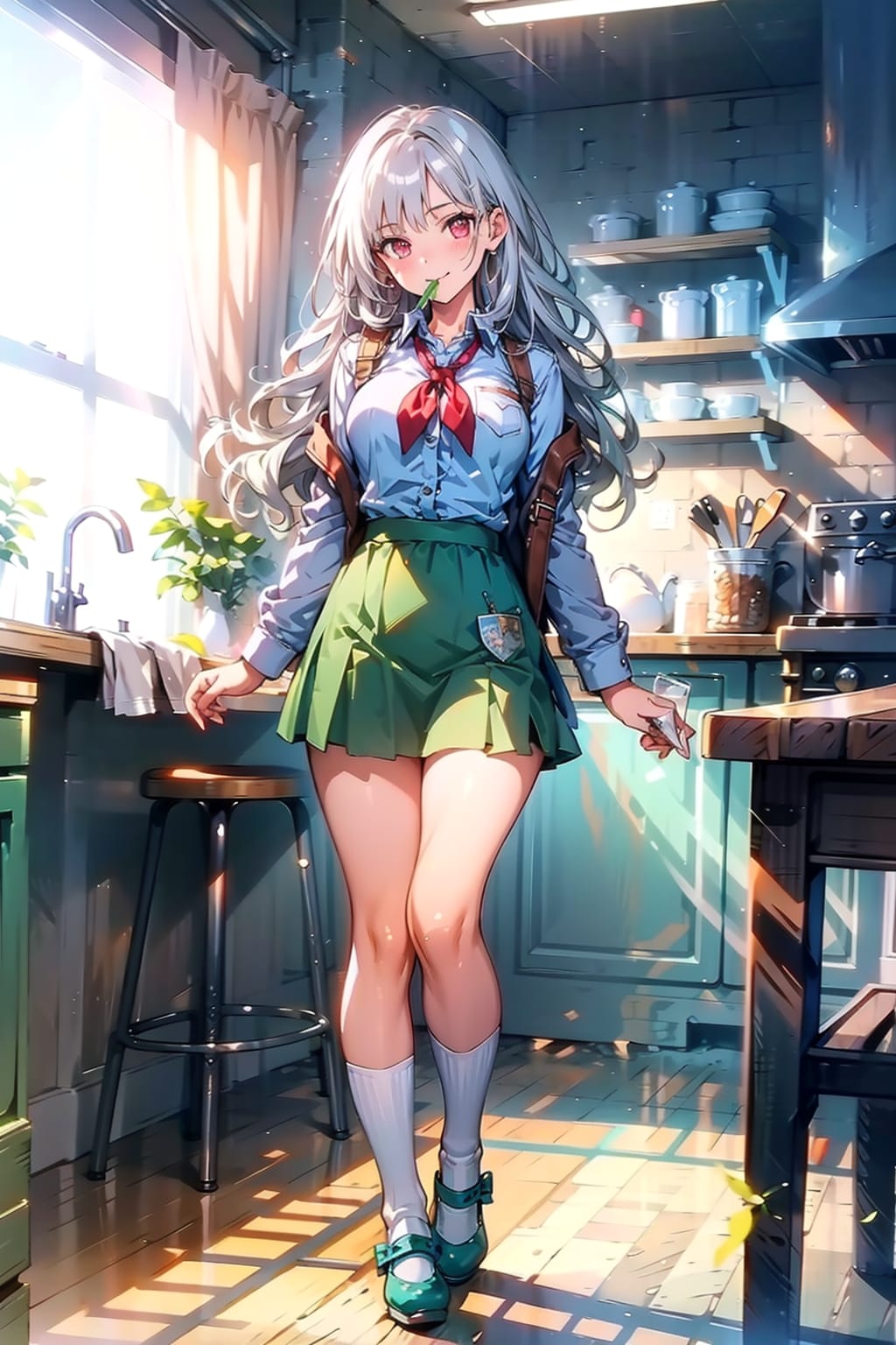 緑のエプロン